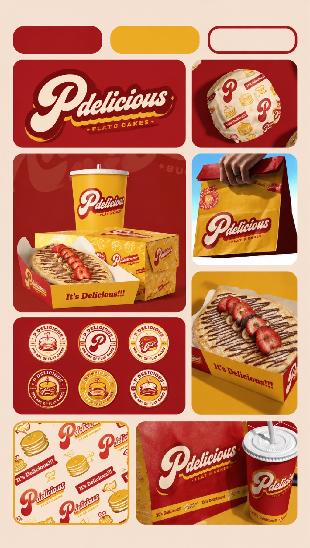 Pdelicious brand board by Logic